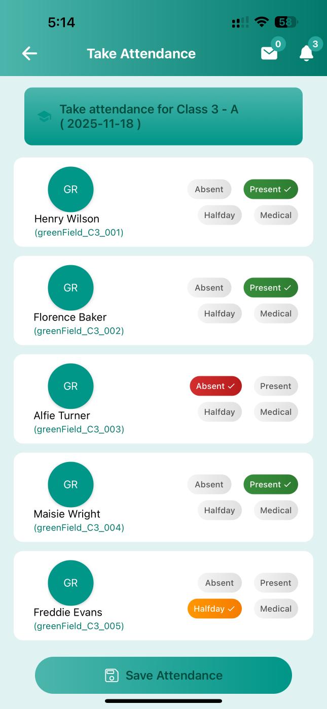Attendance Management System