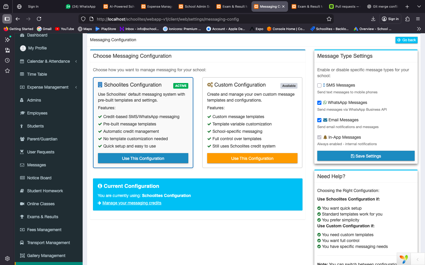 Communication Dashboard